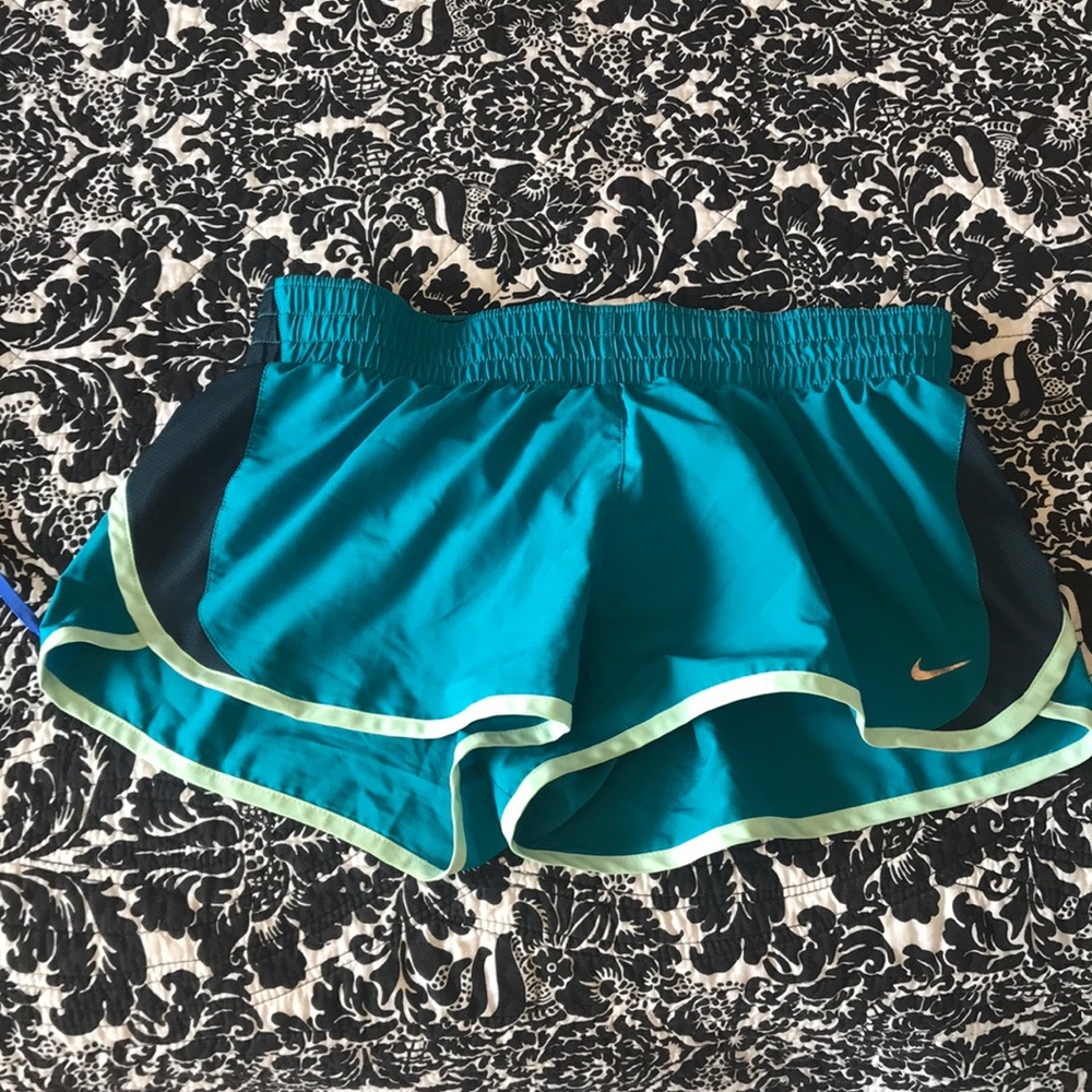 Blue nike shorts